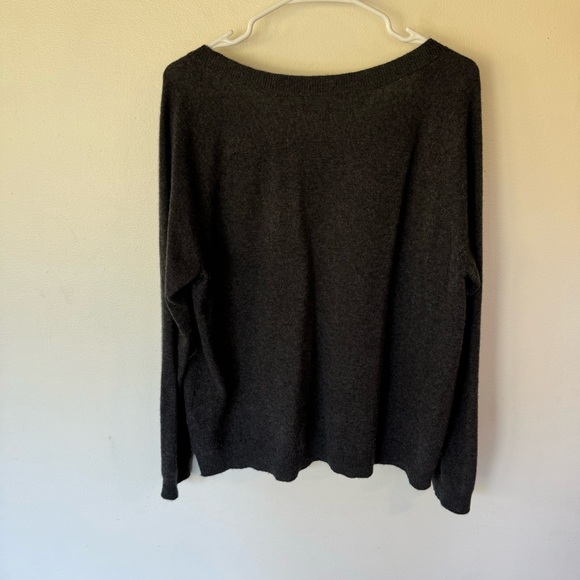 Apt 9 100% cashmere argyle print cozy pullover sweater size XL - Picture 5 of 6